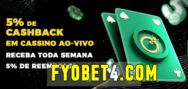 Promoções do cassino ao Vivo Fyobet 